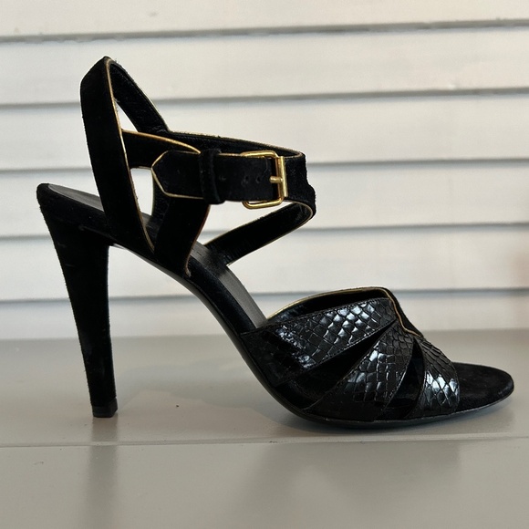 Balenziaga Embossed Slingback Sandal Sz 40 - Picture 3 of 13